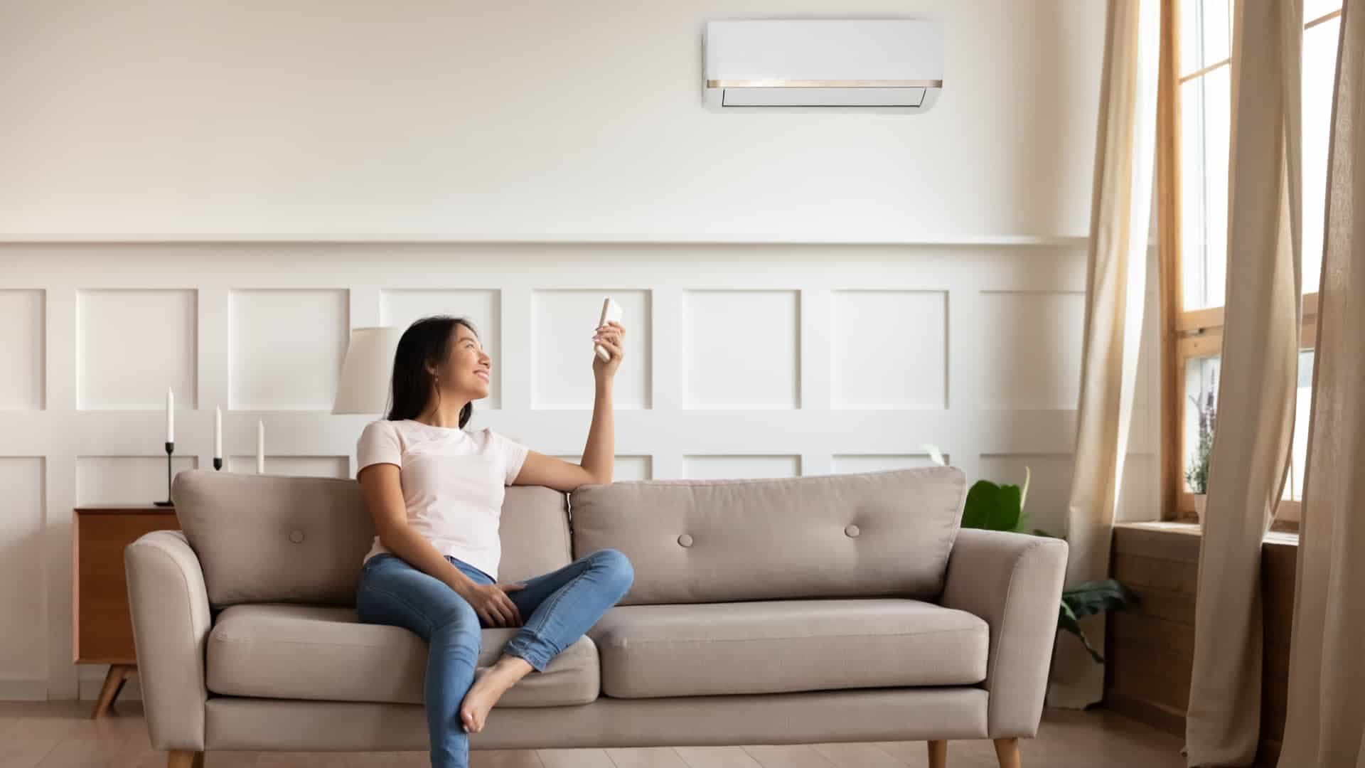 Außeneinheit einer Split-Klimaanlage